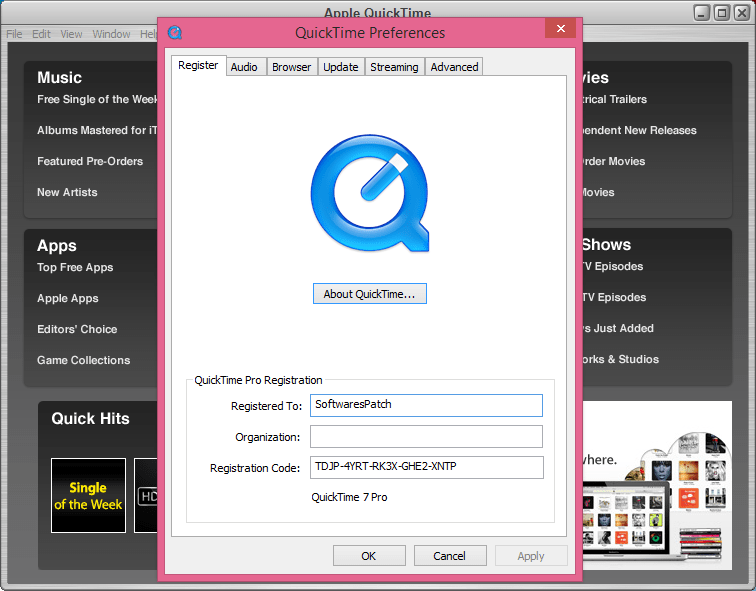 free quicktime download for vista